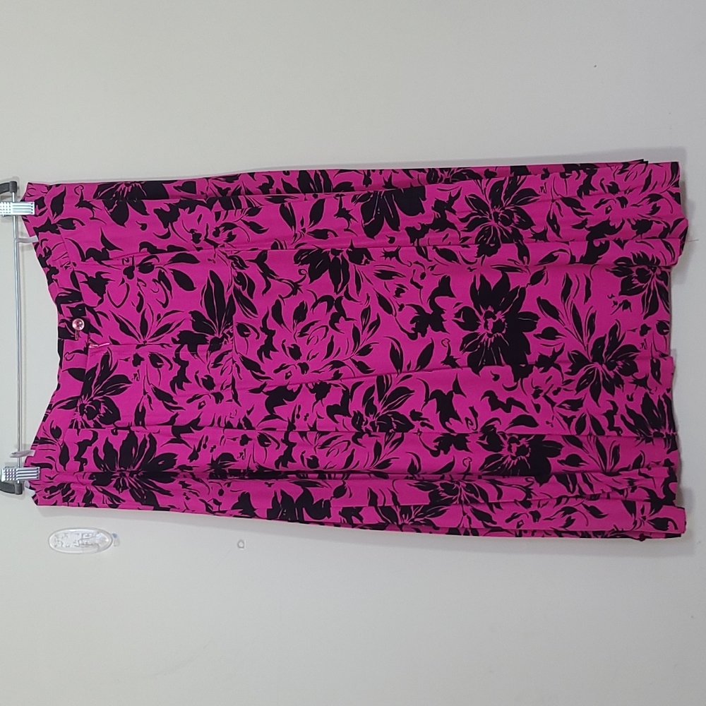 Givenchy En Plus Floral Print Top And Skirt Set Size 18W - Picture 10 of 14